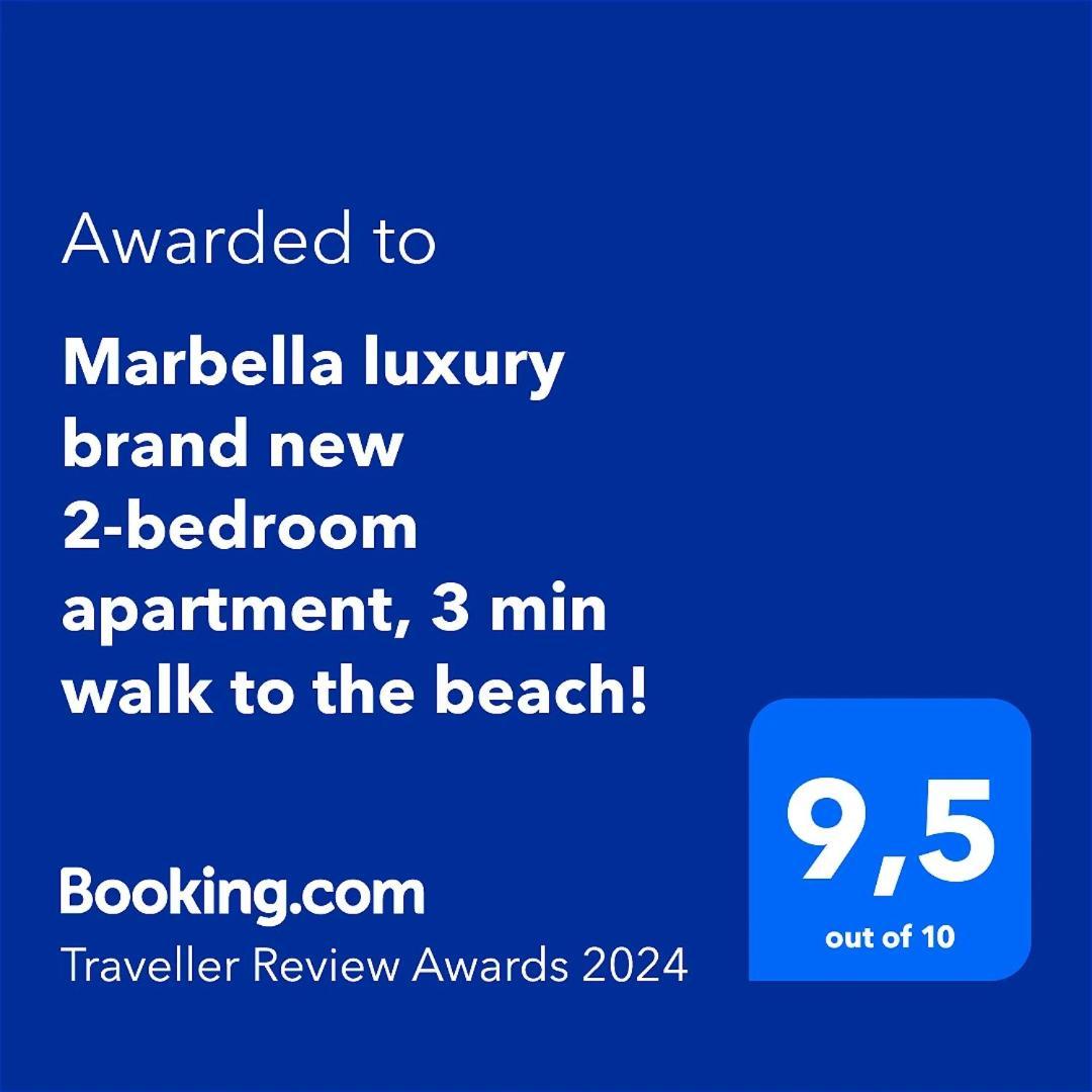 Marbella Luxury Brand New 2-Bedroom Apartment, 3 Min Walk To The Beach! Zewnętrze zdjęcie